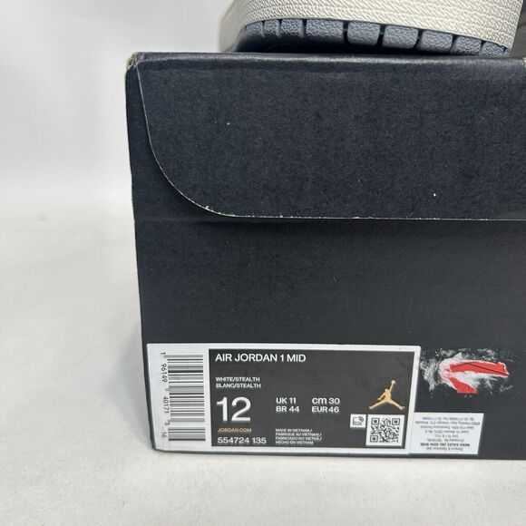 Nike Shoes Air Jordan 1 Mid Retro “Neutral Grey” 2024 - Picture 5 of 6